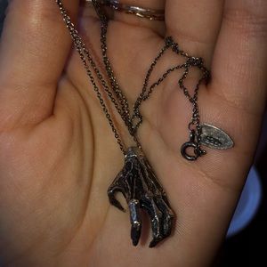 VERAMEAT witchy hand necklace